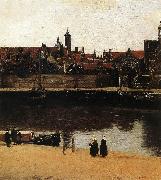VERMEER VAN DELFT, Jan View of Delft (detail) wt oil painting on canvas